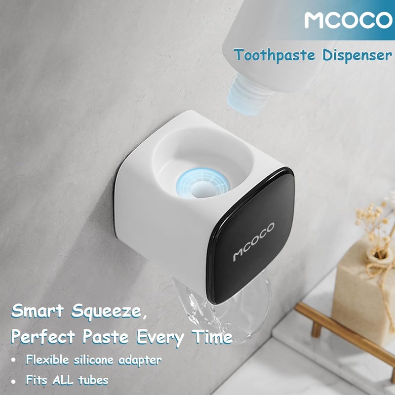 MOCOCO Toothpaste Squeezer Minimalist Toothpaste Squeezer Wall Mounted for Bathroom 1 Pcs Grey - Image 4